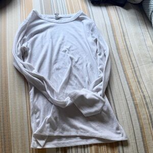 lululemon athletica White Long Sleeve Tee